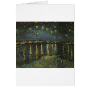 Cartão Starry Night Over the Rhone