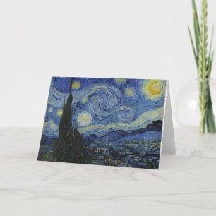 Cartão Starry Night Van Gogh