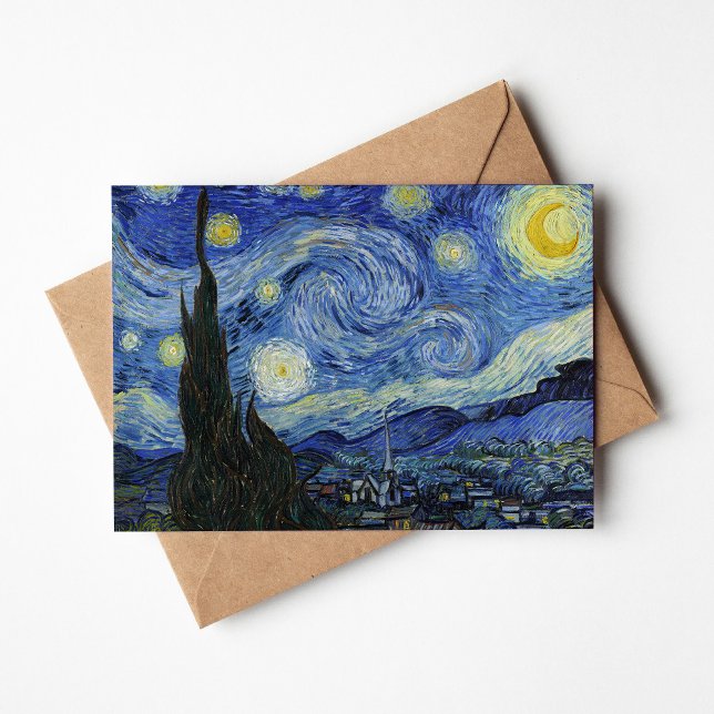 Cartão Starry Night | Vincent van Gogh (Criador carregado)