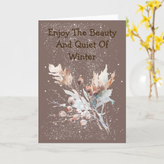 Cartão Starry Snowfall Sweet Winter Card