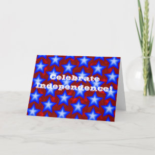 Cartão Stars Pattern Design