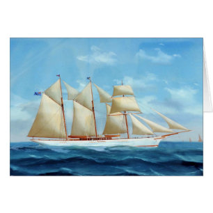 Cartão Steam Yacht Lady Torfrida 1910