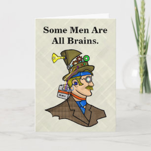 Cartão Steampunk Birthday Card for A Guy