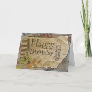 Cartão Steampunk style Birthday Greeting