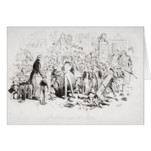 Cartão Steerforth e Sr. Mell