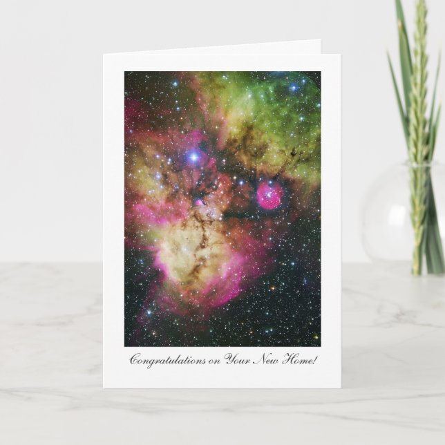 Cartão Stellar Nursery - Parabéns na sua nova casa (Frente)