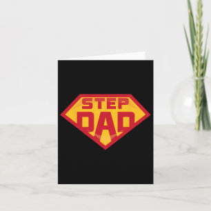 Cartão Stepdad Funny Hero Pai Birthday Dia de os pais G