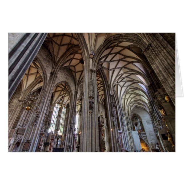 Cartão Stephansdom Wien Österreich (Frente Horizontal)