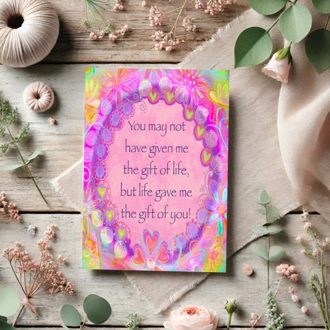 Cartão Stepman Bonus Dia da Mãe Bonito Rosa (Criador carregado)