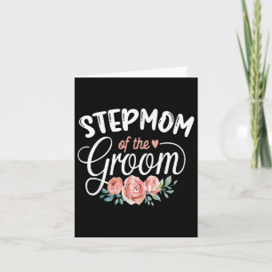 Cartão Stepman Do Groom Dotou A Mãe Noiva.