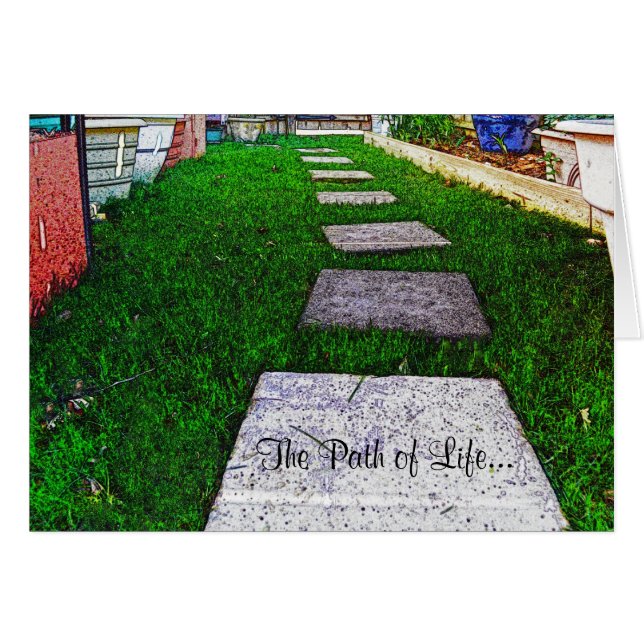 Cartão Stepones por Shirley Taylor (Frente Horizontal)