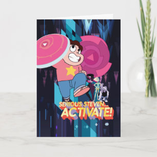 Cartão Steven Universe   Steven sério.. Ativar!