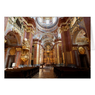Cartão Stift Melk Kirche