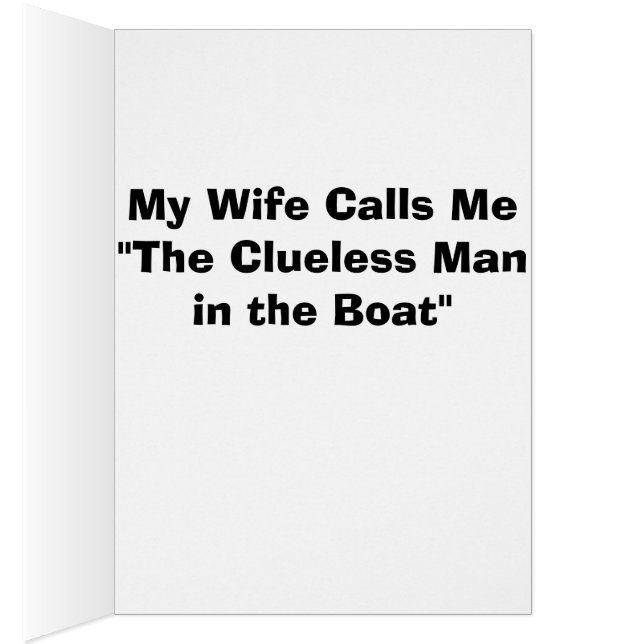 Cartão Stinkeye carda "o homem à nora " (Interior (direita))