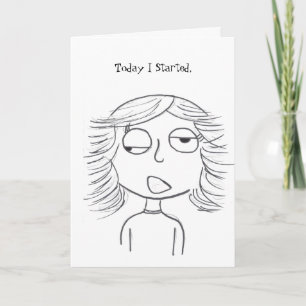 Cartão Stinkeye Diet greeting card