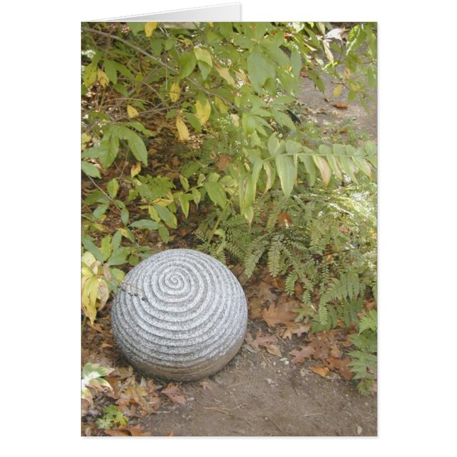 Cartão Stone Maze do Pensamento (Frente)