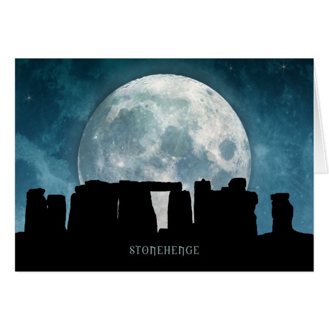 Cartão Stonehenge (Frente Horizontal)