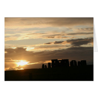 Cartão Stonehenge