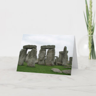 Cartão Stonehenge