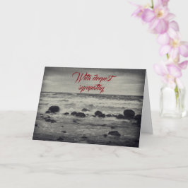 Cartão Stony Beach - Com profunda simpatia