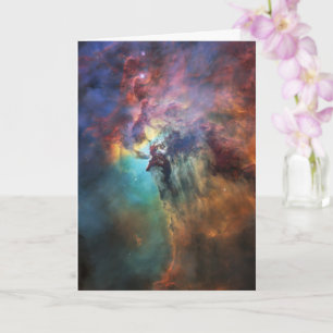 Cartão Stormy Seas of Lagoon Nebula em Sagitário