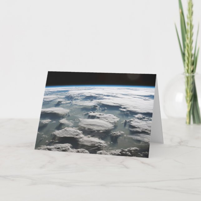 Cartão Stormy Sky Acima Da Amazônia (Frente)