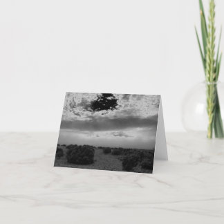 Cartão Stormy Sunrise no Novo México Notecard