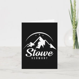 Cartão Stowe Vermont Ski Resort Skiing Snowboard