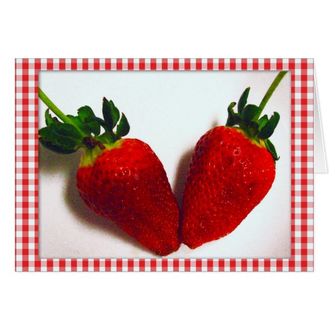 Cartão Strawberry Lover_ (Frente Horizontal)