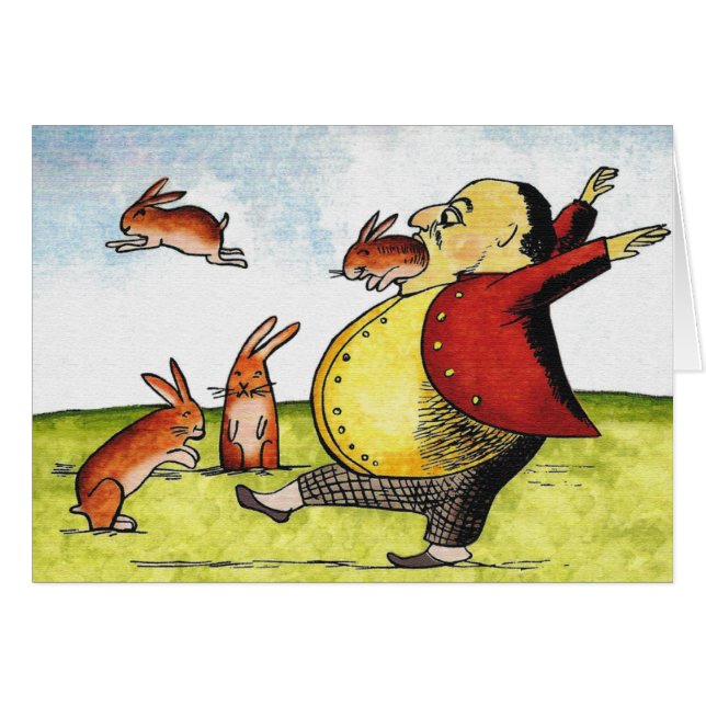 Cartão Stray Hares (Frente Horizontal)