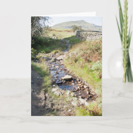 Cartão Stream Coniston Cumbrai Inglaterra