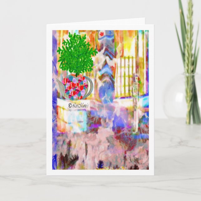 Cartão Street Art LeeMarie - Design criativa (Frente)