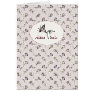 Cartão Streublümchen I Alles Gute