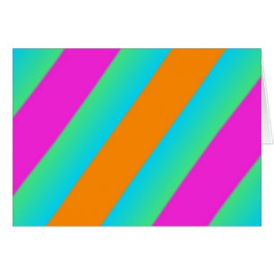 Cartão Stripes Coloridas