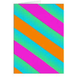 Cartão Stripes Coloridas