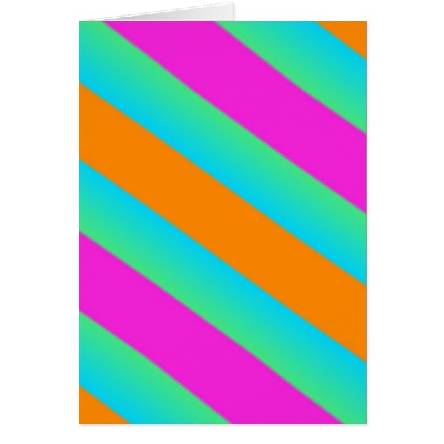 Cartão Stripes Coloridas (Frente)