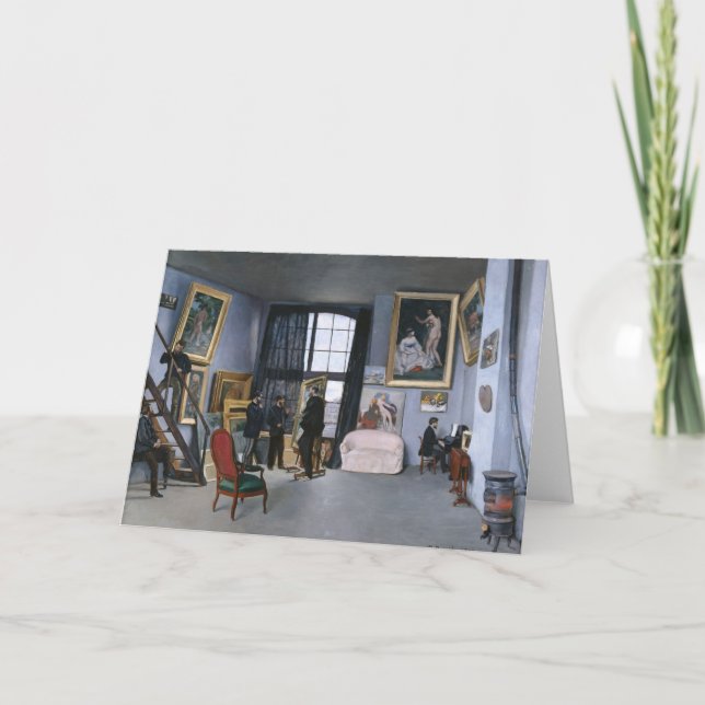 Cartão Studio en Rue de la Condamine | Fré dé ric Bazil (Frente)