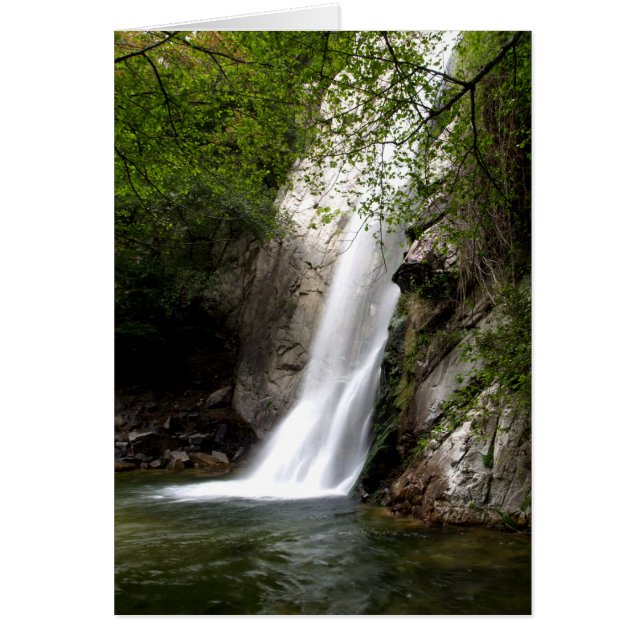 Cartão Sturdevant Falls California (Frente)