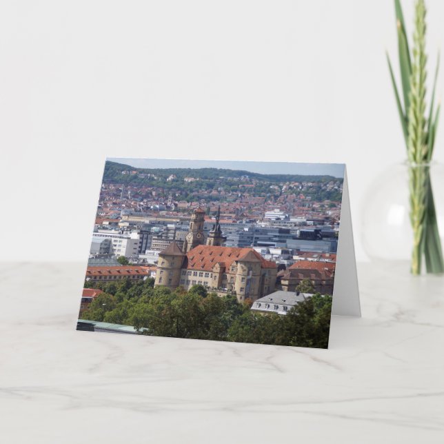 Cartão Stuttgart Stadtansicht - Altes Schloss Postkarte (Frente)