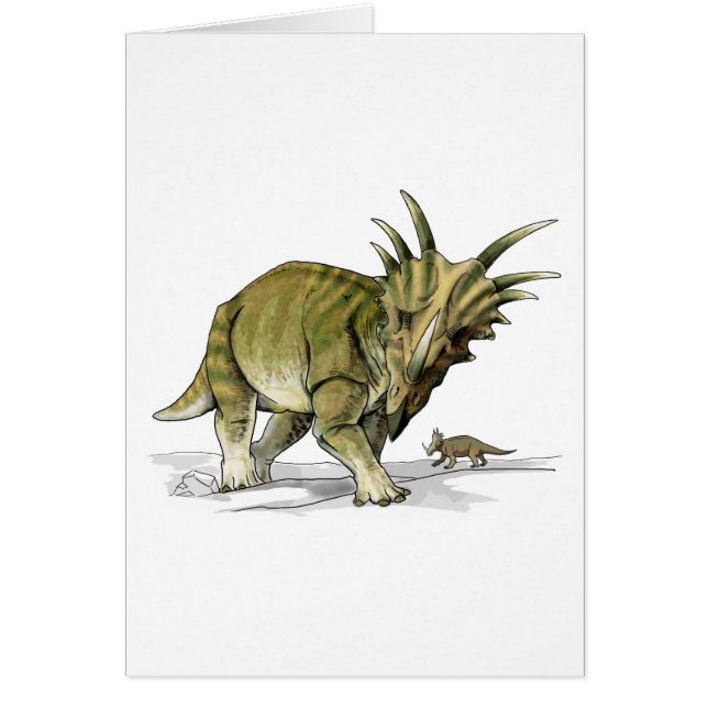 Cartão Styracosaurus (Frente)