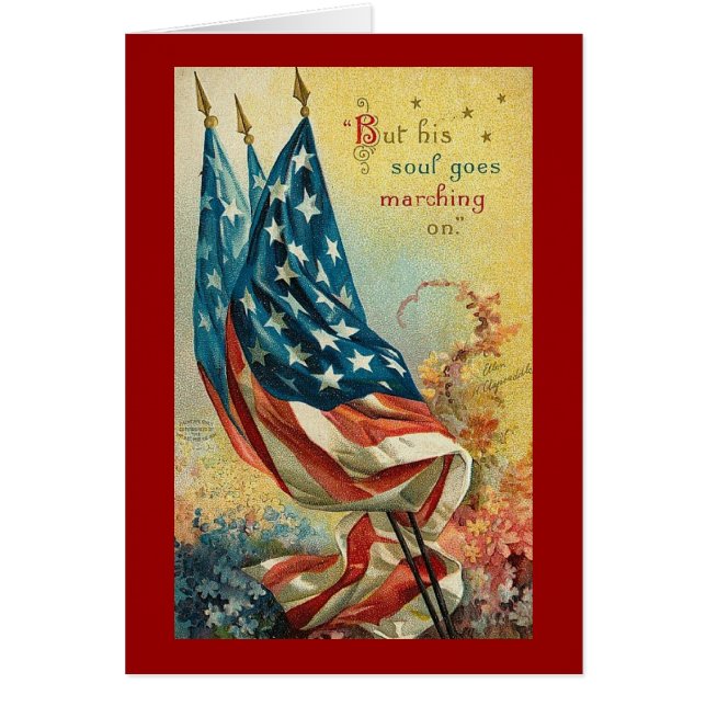 Cartão Sua Alma Vai Marchando (Frente)