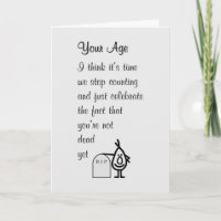 Sua Idade É Um Poema Feliz De Aniversário Engraçad