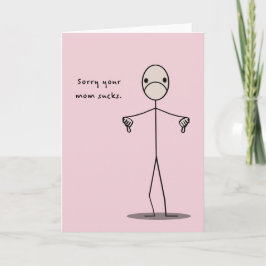 Cartão Sua mãe é uma droga