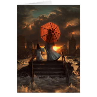 Cartão Sua silhueta silenciosa