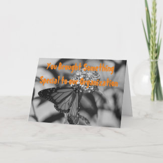 Cartão Sua valiosa perspectiva de voluntário sem fins luc