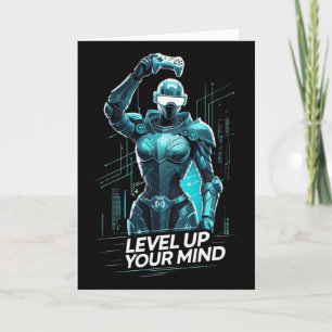 Cartão Suba de Nível Seu Mental Ai Gamer