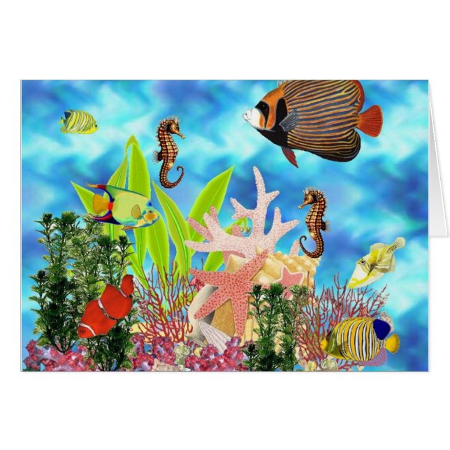 Cartão Subaquático (Frente Horizontal)