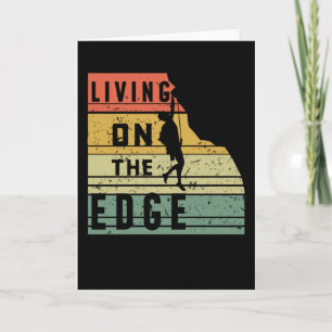 Cartão Subindo Montanheira Bouldering Esporte