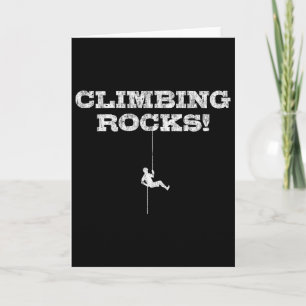 Cartão Subindo Rochas! Bouldering - Escaladores