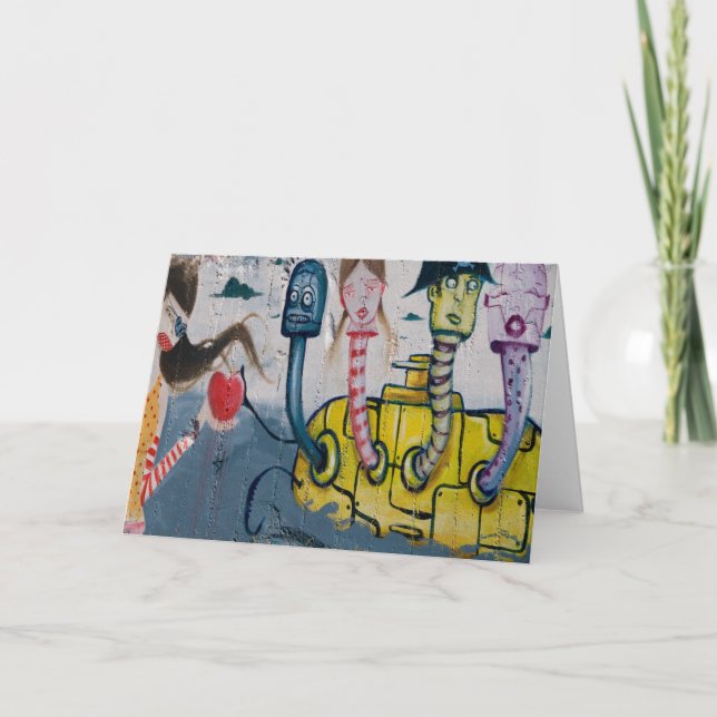 Cartão Submarino amarelo (Frente)